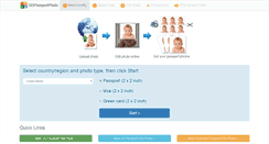 Desktop Screenshot of 123passportphoto.com